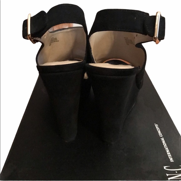 Inc International Black Platform Sandals - Picture 5 of 13